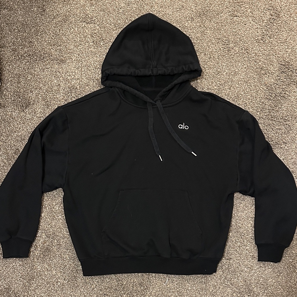 ALO Yoga Men's Black Hoodie